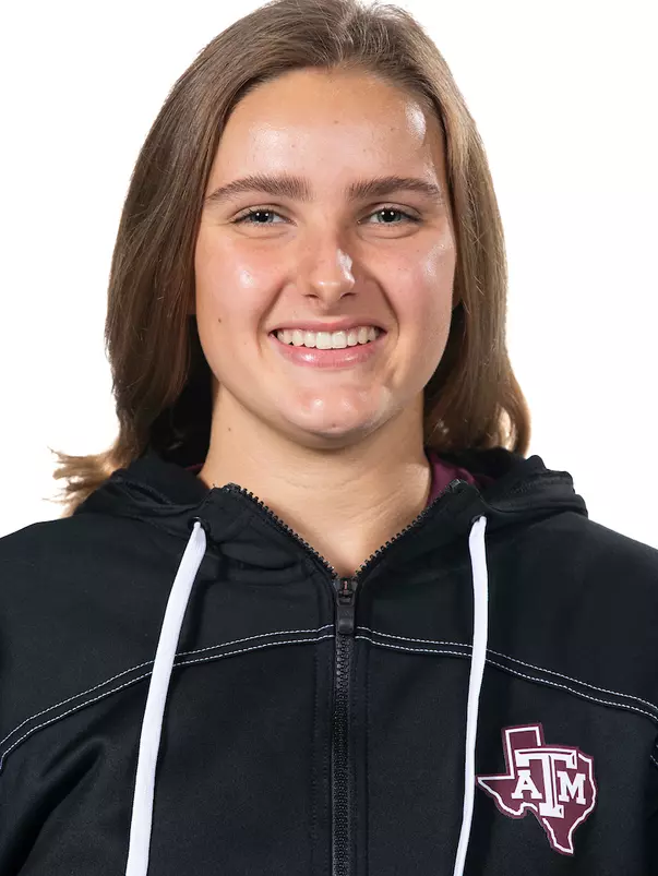 COLLEGE STATION, TX - September 08, 2022 - JoAnn Adler during Texas A&M Aggies Swimming & Diving photo day in College Station, TX. Photo By Craig Bisacre/Texas A&M Athletics