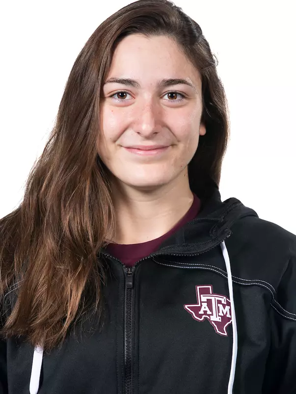 COLLEGE STATION, TX - September 08, 2022 - Aviv Barzelay during Texas A&M Aggies Swimming & Diving photo day in College Station, TX. Photo By Craig Bisacre/Texas A&M Athletics