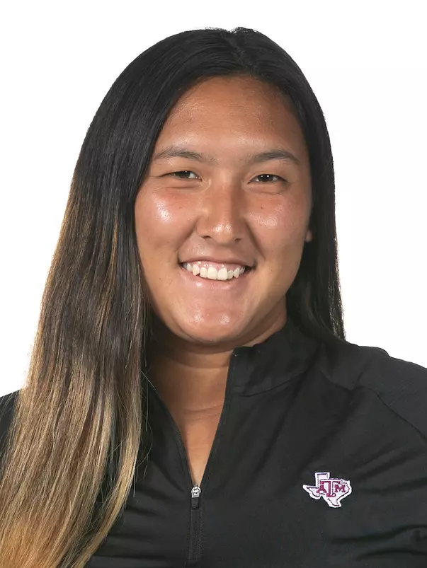 COLLEGE STATION, TX - August 30, 2022 - Lana Calibuso-Kwee of the Texas A&M Aggies during Texas A&M Aggies Women's Golf photo day in College Station, TX. Photo By Rachel Mahan/Texas A&M Athletics