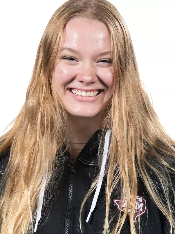 COLLEGE STATION, TX - September 08, 2022 - Kaylee Coffey during Texas A&M Aggies Swimming & Diving photo day in College Station, TX. Photo By Craig Bisacre/Texas A&M Athletics