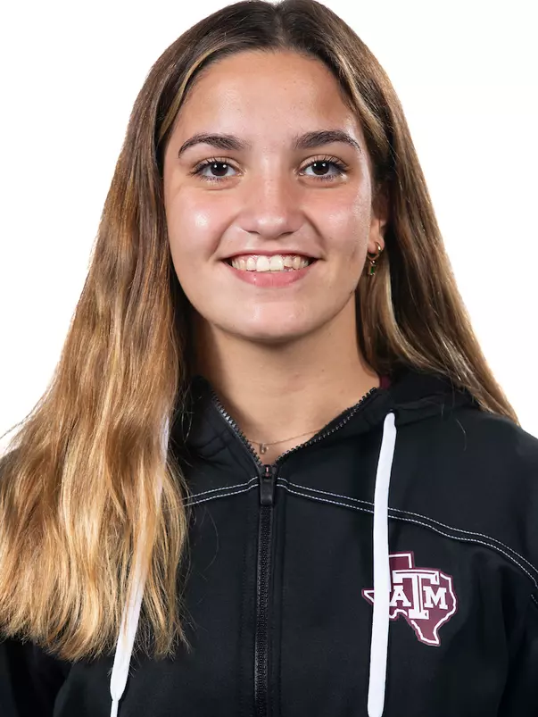 COLLEGE STATION, TX - September 08, 2022 - Martina Fuentes during Texas A&M Aggies Swimming & Diving photo day in College Station, TX. Photo By Craig Bisacre/Texas A&M Athletics