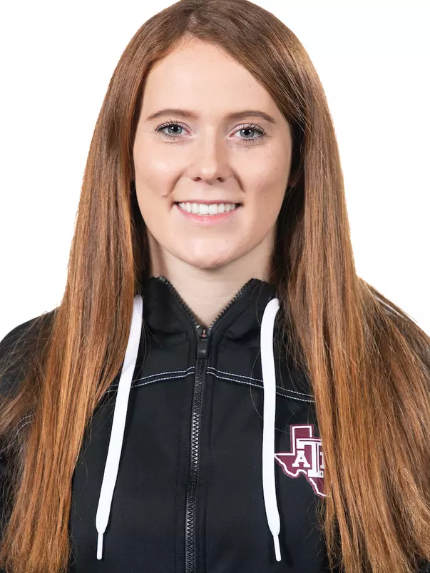 COLLEGE STATION, TX - September 08, 2022 - Abby Grottle during Texas A&M Aggies Swimming & Diving photo day in College Station, TX. Photo By Craig Bisacre/Texas A&M Athletics