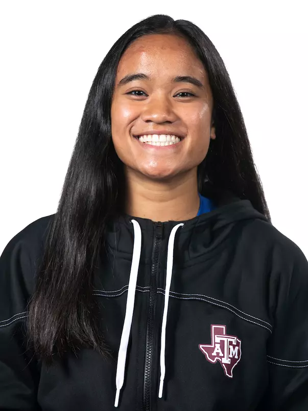 COLLEGE STATION, TX - September 08, 2022 - Desirae Mangaoang during Texas A&M Aggies Swimming & Diving photo day in College Station, TX. Photo By Evan Pilat/Texas A&M Athletics