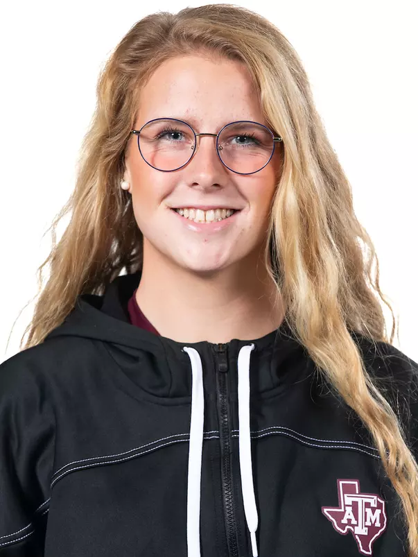 COLLEGE STATION, TX - September 08, 2022 - Kaitlyn Owens during Texas A&M Aggies Swimming & Diving photo day in College Station, TX. Photo By Craig Bisacre/Texas A&M Athletics