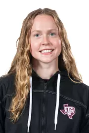 COLLEGE STATION, TX - September 08, 2022 - Andrea Perttula during Texas A&M Aggies Swimming & Diving photo day in College Station, TX. Photo By Craig Bisacre/Texas A&M Athletics