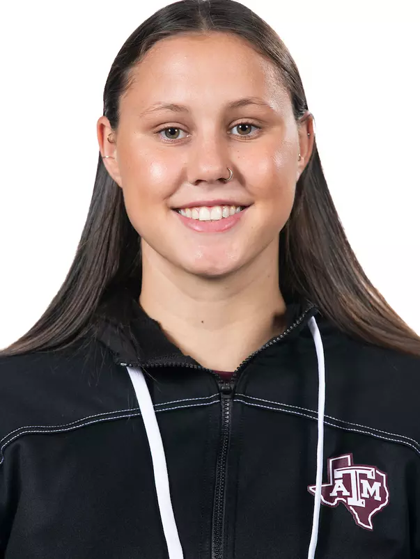 COLLEGE STATION, TX - September 08, 2022 - Sammy Schlicht during Texas A&M Aggies Swimming & Diving photo day in College Station, TX. Photo By Craig Bisacre/Texas A&M Athletics
