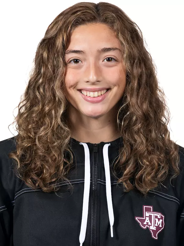 COLLEGE STATION, TX - September 08, 2022 - Sarah Szklaruk Traipe during Texas A&M Aggies Swimming & Diving photo day in College Station, TX. Photo By Craig Bisacre/Texas A&M Athletics