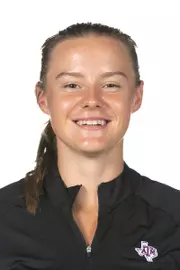 COLLEGE STATION, TX - August 30, 2022 - Antonia Zacharovska of the Texas A&M Aggies during Texas A&M Aggies Women's Golf photo day in College Station, TX. Photo By Rachel Mahan/Texas A&M Athletics