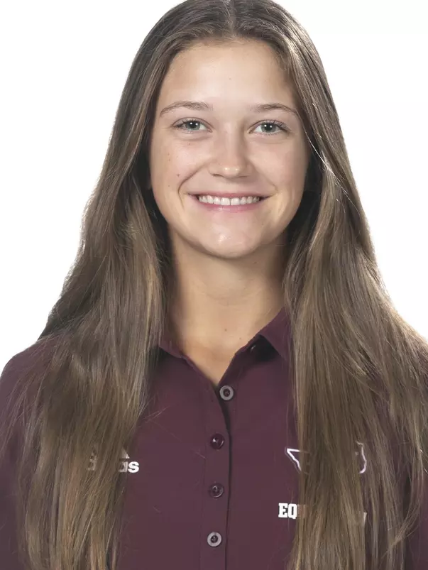COLLEGE STATION, TX - August 23, 2022 - Kendall Austin during Texas A&M Aggies Equestrian headshot day in College Station, TX. Photo By Aiden Shertzer/Texas A&M Athletics