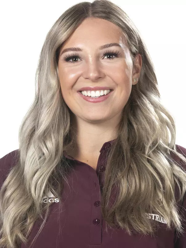 COLLEGE STATION, TX - August 23, 2022 - Ariana Gray during Texas A&M Aggies Equestrian headshot day in College Station, TX. Photo By Aiden Shertzer/Texas A&M Athletics