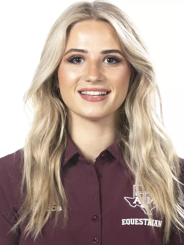 COLLEGE STATION, TX - August 23, 2022 - Alexis Robinson during Texas A&M Aggies Equestrian headshot day in College Station, TX. Photo By Aiden Shertzer/Texas A&M Athletics