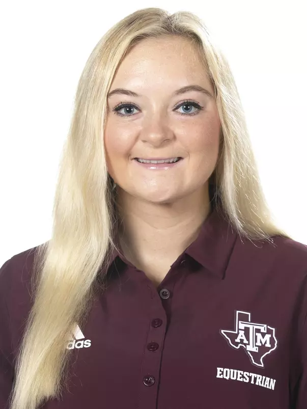 COLLEGE STATION, TX - August 23, 2022 - Madison Wanicka during Texas A&M Aggies Equestrian headshot day in College Station, TX. Photo By Aiden Shertzer/Texas A&M Athletics