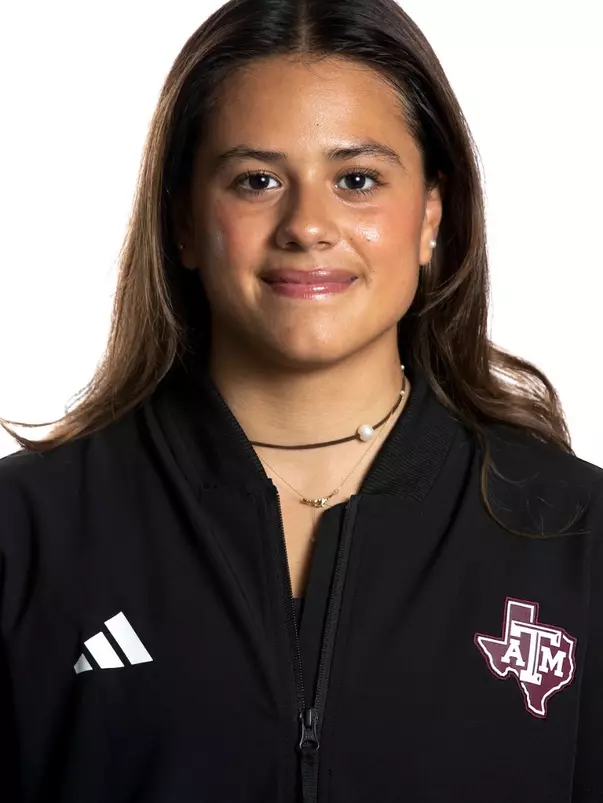 COLLEGE STATION, TX - September 14, 2023 - Miranda Grana during Texas A&M Aggies Swimming & Diving photo day in College Station, TX. Photo By Evan Pilat/Texas A&M Athletics