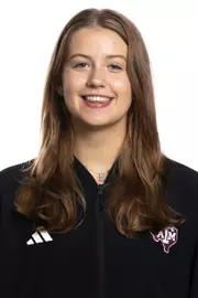 COLLEGE STATION, TX - September 21, 2023 - Emma Hrasko during Texas A&M Aggies Swimming & Diving photo day in College Station, TX. Photo By Evan Pilat/Texas A&M Athletics