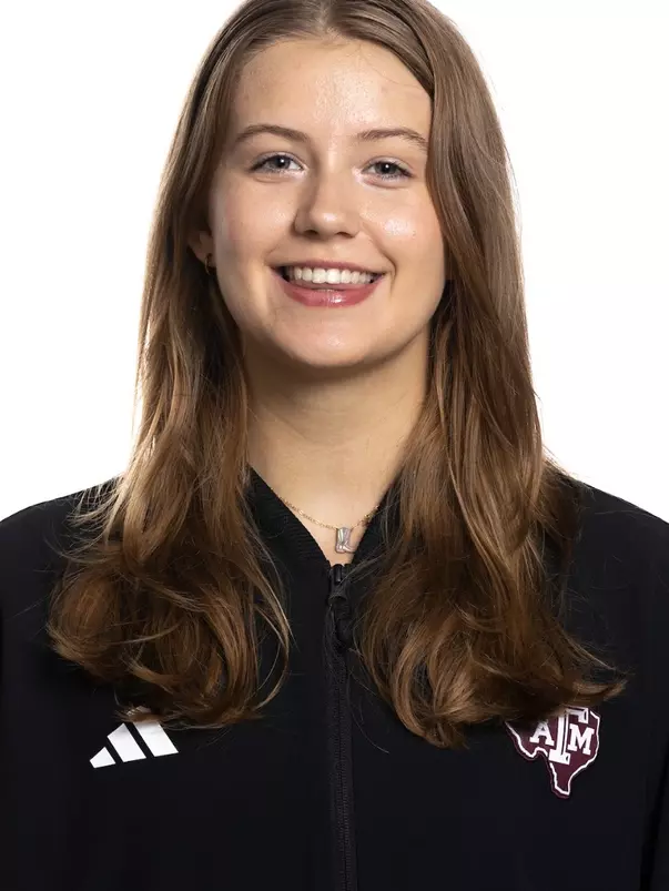 COLLEGE STATION, TX - September 21, 2023 - Emma Hrasko during Texas A&M Aggies Swimming & Diving photo day in College Station, TX. Photo By Evan Pilat/Texas A&M Athletics