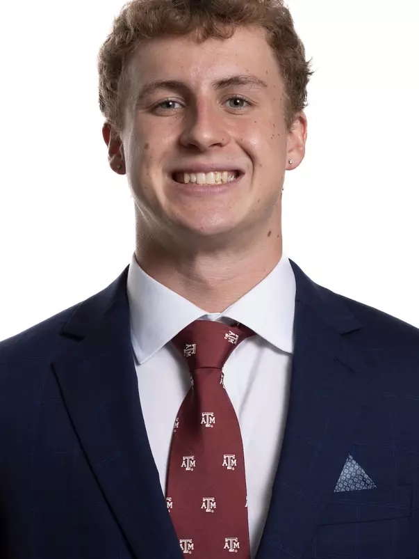COLLEGE STATION, TX - September 13, 2023 - Tommy Shomper during Texas A&M Aggies Swimming & Diving photo day in College Station, TX. Photo By Evan Pilat/Texas A&M Athletics