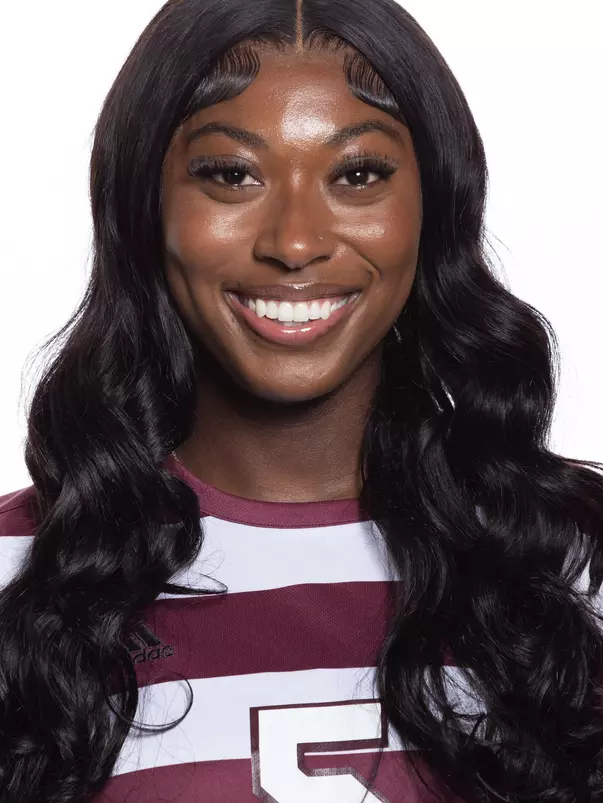 COLLEGE STATION, TX - July 20, 2023 - Forward MaKhiya McDonald #5 of the Texas A&M Aggies during Texas A&M Aggies Soccer photo day in College Station, TX. Photo By Ethan Mito/Texas A&M Athletics