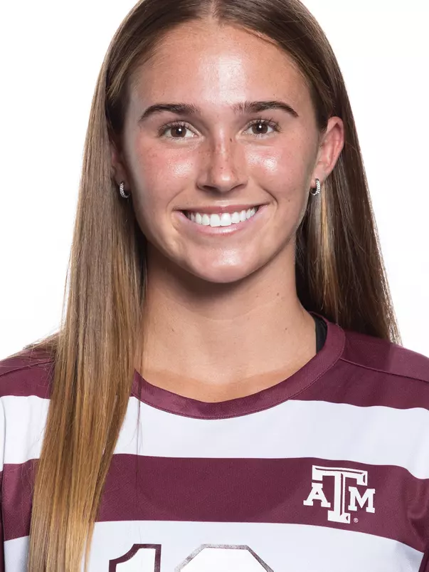 COLLEGE STATION, TX - July 20, 2023 - Midfielder/Defender Mia Pante #13 of the Texas A&M Aggies during Texas A&M Aggies Soccer photo day in College Station, TX. Photo By Ethan Mito/Texas A&M Athletics