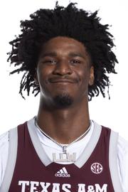 COLLEGE STATION, TX - July 26, 2023 - Forward Solomon Washington #13 of the Texas A&M Aggies during Texas A&M Aggies Men's Basketball photo day in College Station, TX. Photo By Ethan Mito/Texas A&M Athletics

