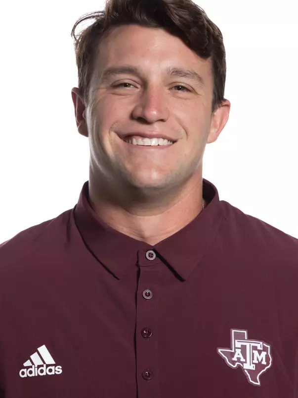 COLLEGE STATION, TX - July 31, 2023 - Defensive back Alex Zettler #43 of the Texas A&M Aggies during staff headshot in College Station, TX. Photo By Ethan Mito/Texas A&M Athletics