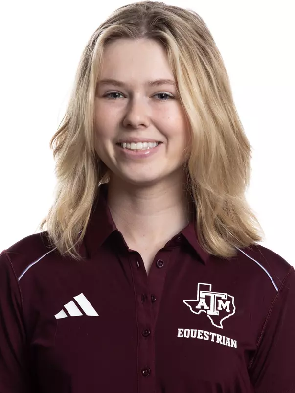COLLEGE STATION, TX - August 16, 2023 - Skyler Allen of the Texas A&M Aggies during Texas A&M Aggies Equestrian photo day in College Station, TX. Photo By Wesley Bowers/Texas A&M Athletics