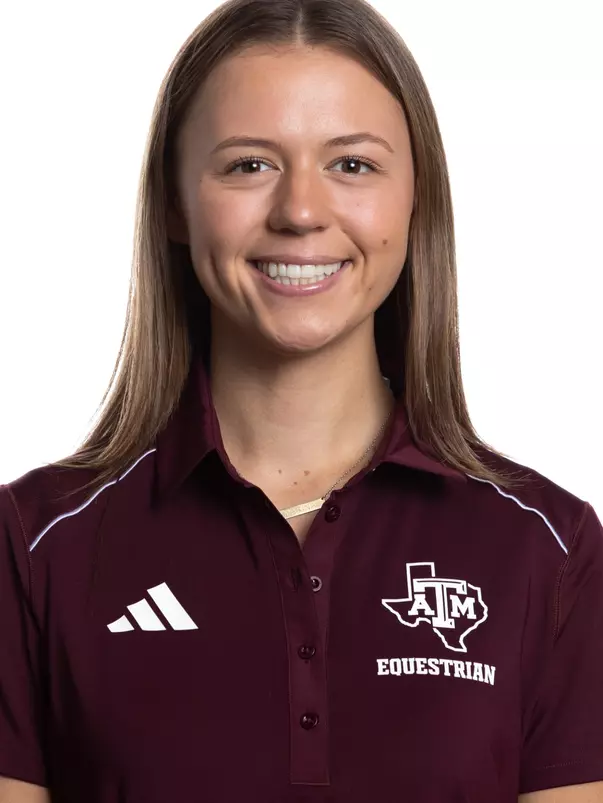 COLLEGE STATION, TX - August 16, 2023 - Marina Caputo of the Texas A&M Aggies during Texas A&M Aggies Equestrian photo day in College Station, TX. Photo By Wesley Bowers/Texas A&M Athletics