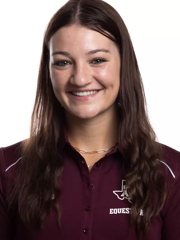 COLLEGE STATION, TX - August 16, 2023 - Gracie Casebolt of the Texas A&M Aggies during Texas A&M Aggies Equestrian photo day in College Station, TX. Photo By Wesley Bowers/Texas A&M Athletics