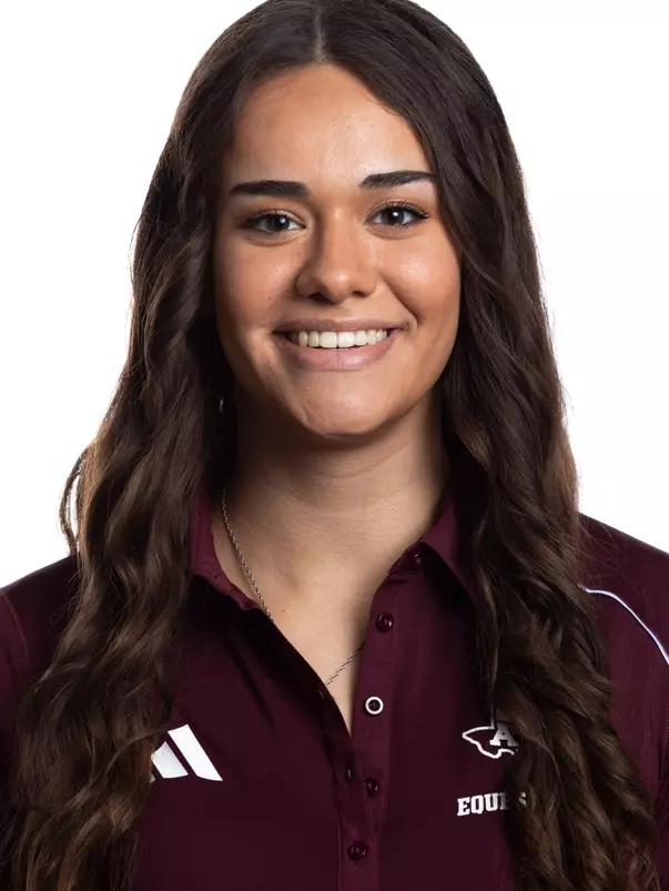COLLEGE STATION, TX - August 16, 2023 - Mattie Gustin of the Texas A&M Aggies during Texas A&M Aggies Equestrian photo day in College Station, TX. Photo By Wesley Bowers/Texas A&M Athletics