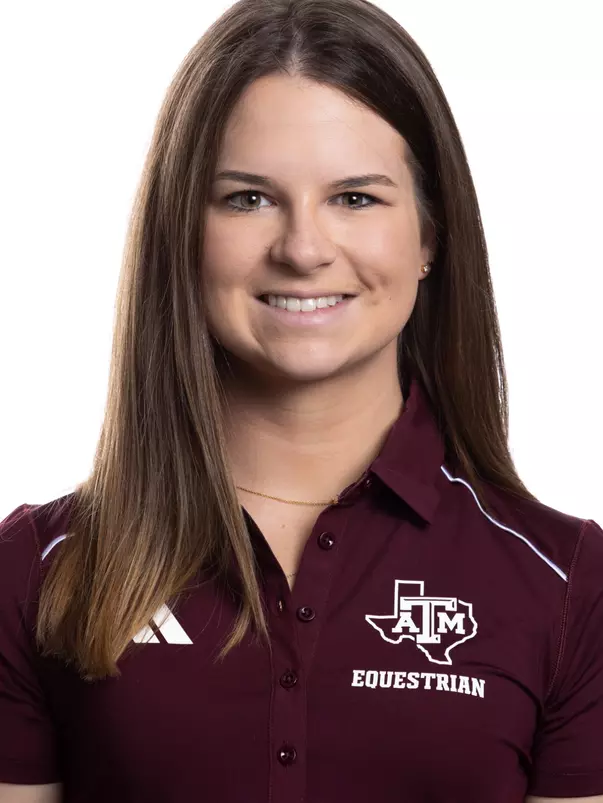 COLLEGE STATION, TX - August 16, 2023 - Karsen Kadien of the Texas A&M Aggies during Texas A&M Aggies Equestrian photo day in College Station, TX. Photo By Wesley Bowers/Texas A&M Athletics
