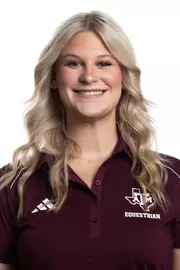 COLLEGE STATION, TX - August 16, 2023 - Emmy-Lu Marsh of the Texas A&M Aggies during Texas A&M Aggies Equestrian photo day in College Station, TX. Photo By Wesley Bowers/Texas A&M Athletics