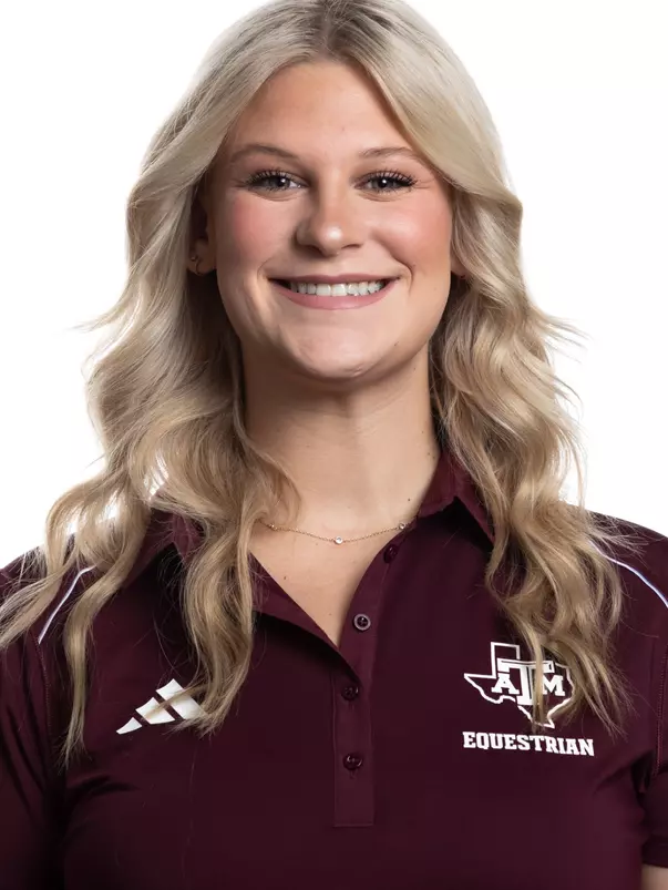 COLLEGE STATION, TX - August 16, 2023 - Emmy-Lu Marsh of the Texas A&M Aggies during Texas A&M Aggies Equestrian photo day in College Station, TX. Photo By Wesley Bowers/Texas A&M Athletics