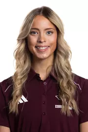 COLLEGE STATION, TX - August 16, 2023 - Alexis Ortiz of the Texas A&M Aggies during Texas A&M Aggies Equestrian photo day in College Station, TX. Photo By Wesley Bowers/Texas A&M Athletics