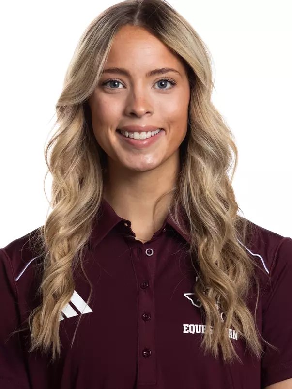 COLLEGE STATION, TX - August 16, 2023 - Alexis Ortiz of the Texas A&M Aggies during Texas A&M Aggies Equestrian photo day in College Station, TX. Photo By Wesley Bowers/Texas A&M Athletics