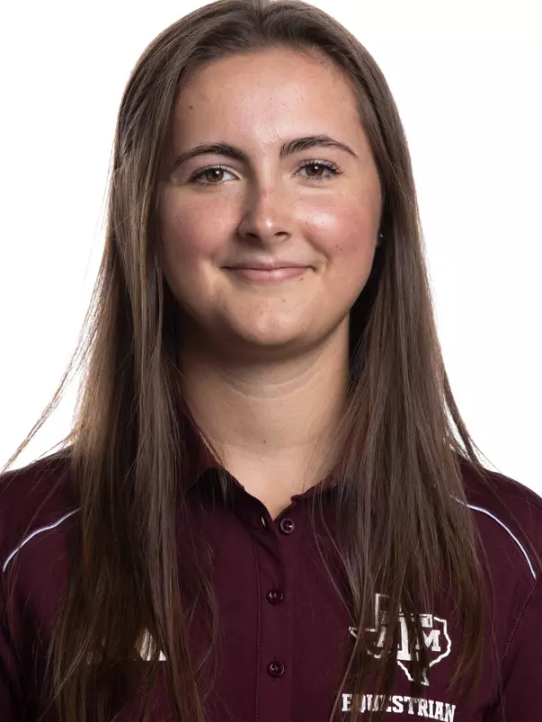 COLLEGE STATION, TX - August 16, 2023 - Dylanne Rodriguez of the Texas A&M Aggies during Texas A&M Aggies Equestrian photo day in College Station, TX. Photo By Wesley Bowers/Texas A&M Athletics