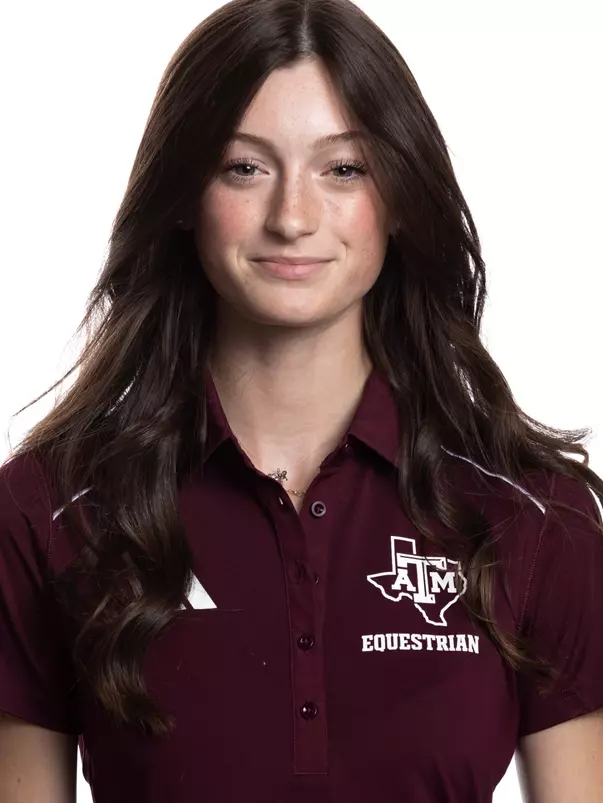 COLLEGE STATION, TX - August 16, 2023 - Alida Treuting of the Texas A&M Aggies during Texas A&M Aggies Equestrian photo day in College Station, TX. Photo By Wesley Bowers/Texas A&M Athletics