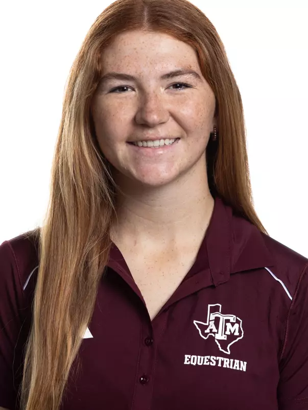 COLLEGE STATION, TX - August 16, 2023 - Katie Triantos of the Texas A&M Aggies during Texas A&M Aggies Equestrian photo day in College Station, TX. Photo By Wesley Bowers/Texas A&M Athletics