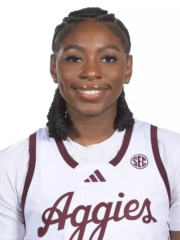 COLLEGE STATION, TX - October 06, 2024 - Guard  Sahara Jones #24 of the Texas A&M Aggies during women’s basketball headshot in College Station, TX. Photo By Craig Bisacre/Texas A&M Athletics
