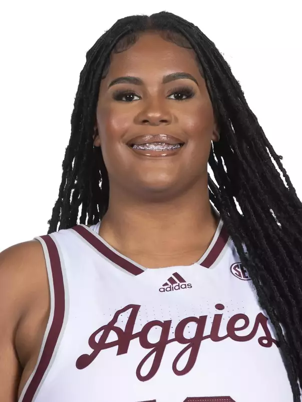 COLLEGE STATION, TX - October 06, 2024 -  Forward Jada Malone #13 of the Texas A&M Aggies during women’s basketball headshot in College Station, TX. Photo By Craig Bisacre/Texas A&M Athletics