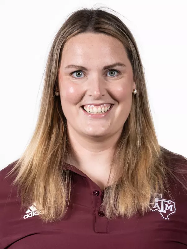 COLLEGE STATION, TX - May 31, 2024 - Allyson Sweeney of the Texas A&M Aggies during Texas A&M Aggies Swimming & Diving coaching staff portraits at Kyle Field in College Station, TX. Photo By Aiden Shertzer/Texas A&M Athletics