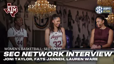 SEC Network Interview: Joni Taylor, Fats Janneh, Lauren Ware at SEC Tipoff