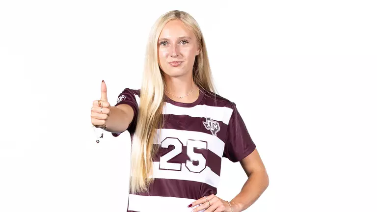 Savannah Hutchins poses during her media day portrait shoot