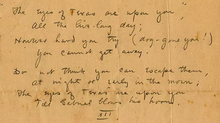 Texas Traditions: The Eyes of Texas