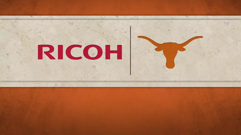 Making the right moves on the field, Texas Athletics partners with Ricoh off the field