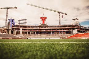 Cover image for Double T Scoreboard Construction  gallery