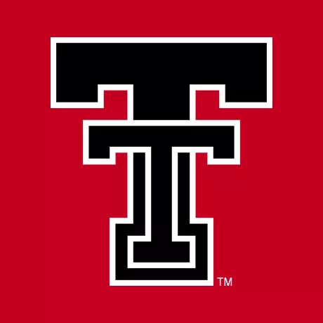Black Double T logo with white outline on a red background