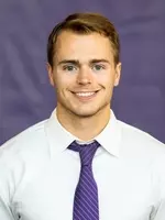 Headshot of University of St. Thomas Men’s Hockey team member Tucker Bender, taken on November 5, 2020 in St. Paul.