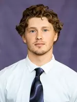 Headshot of University of St. Thomas Men’s Hockey team member Justin Kelley, taken on November 5, 2020 in St. Paul.