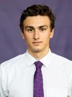 Headshot of University of St. Thomas Men’s Hockey team member Josh Maucieri, taken on November 5, 2020 in St. Paul.