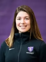 Headshot of University of St. Thomas women’s hockey team member Estee Frantz, taken on January 20, 2021 in St. Paul.