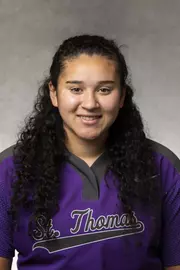 Headshot of University of St. Thomas Softball Player Lauren Berridge, taken October 26, 2021, in St. Paul.